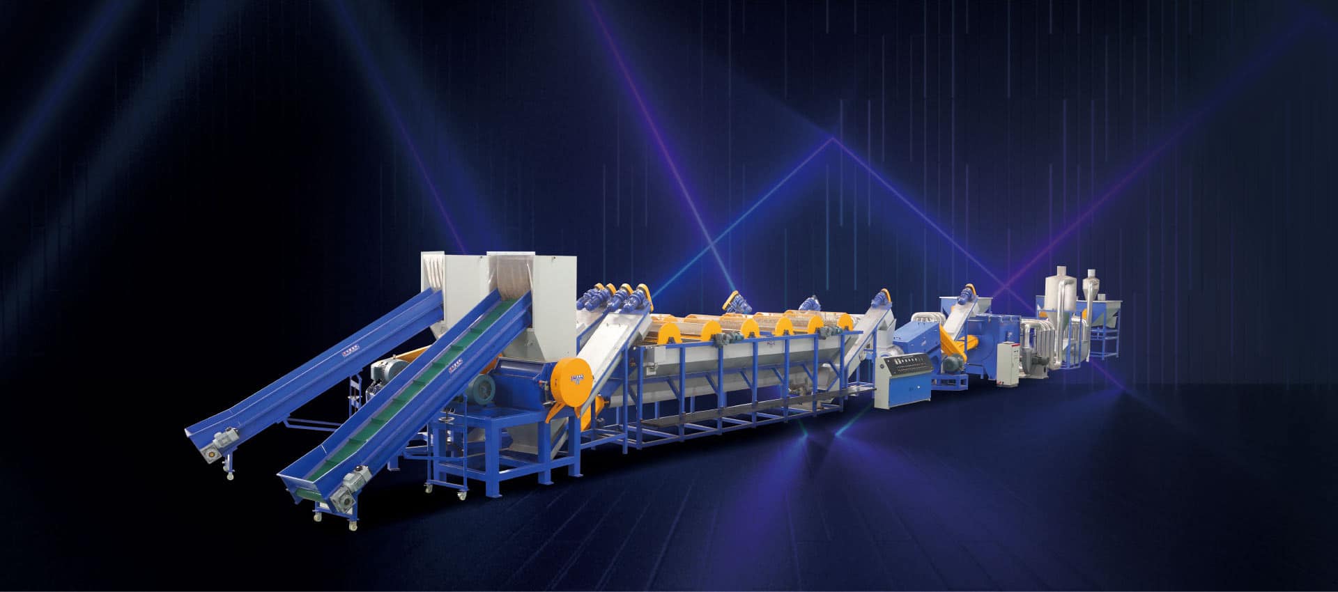 Plastic Recycling Washing Line
