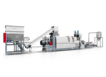 Hard Plastic Flakes Pelletizing Line