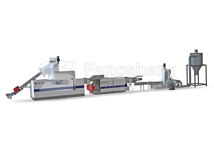 PE PP Double Stage Pelletizing Machine