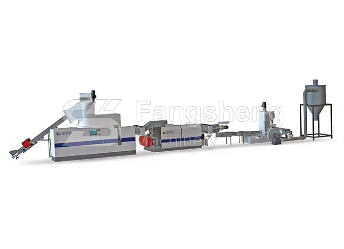 PE PP Double Stage Pelletizing Machine
