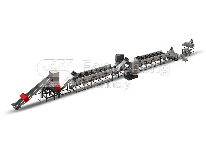 Plastic Film / Woven Bag Washing Recycling Line