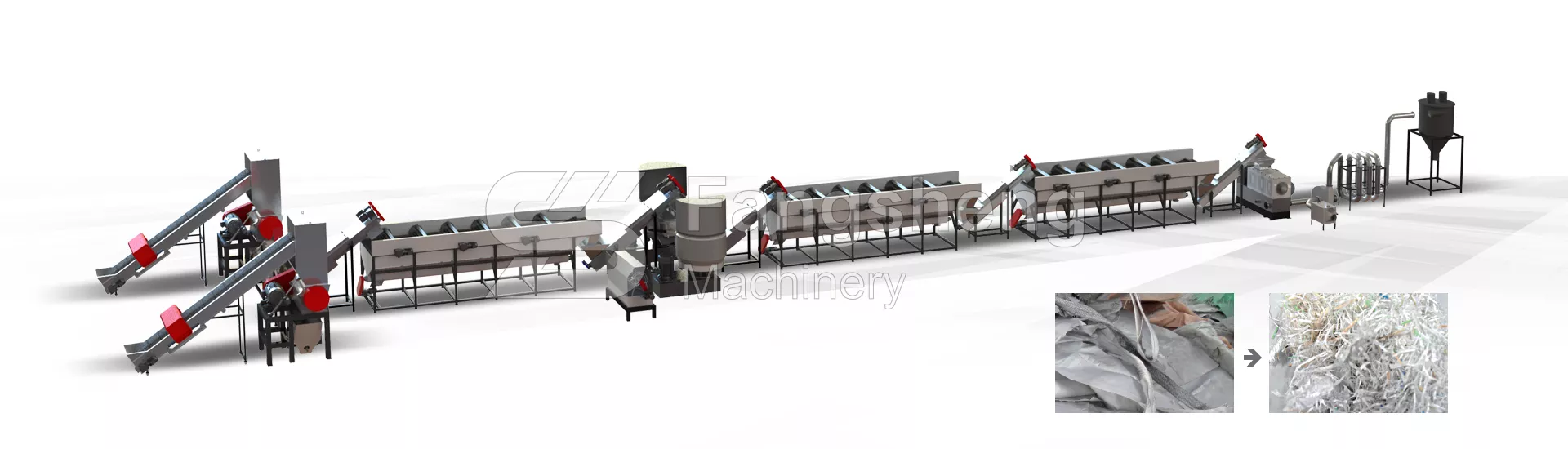 PP Woven Bag Washing Line