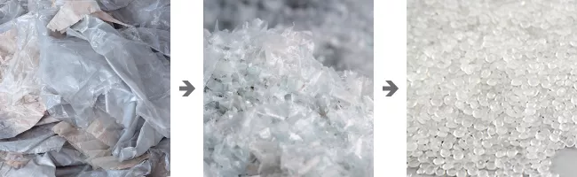 PE PP LDPE BOPP Film Recycling