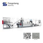 Hard Plastic Flakes Pelletizing Line