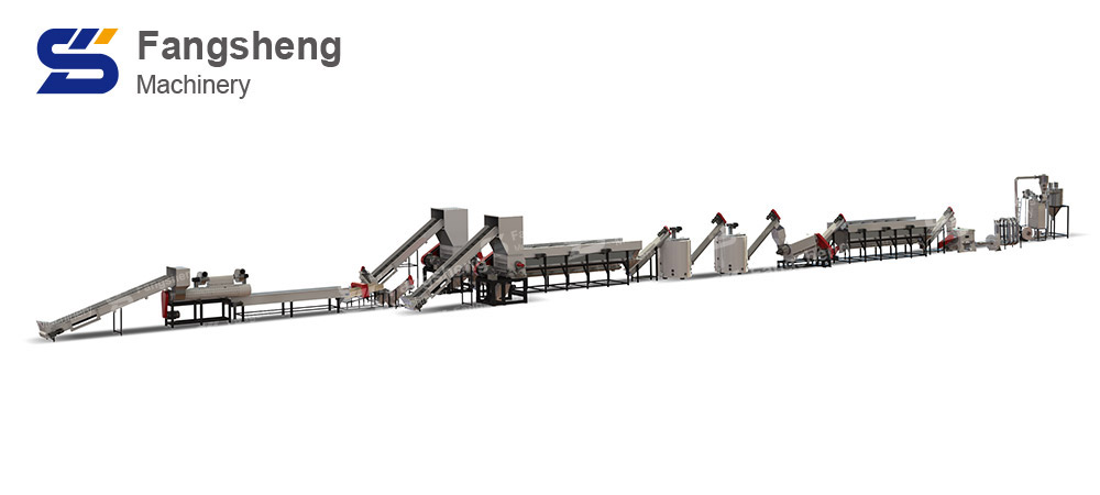 PVC Barrels Recycling Washing Line