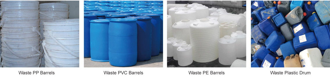 PVC Barrels Recycling Washing Line