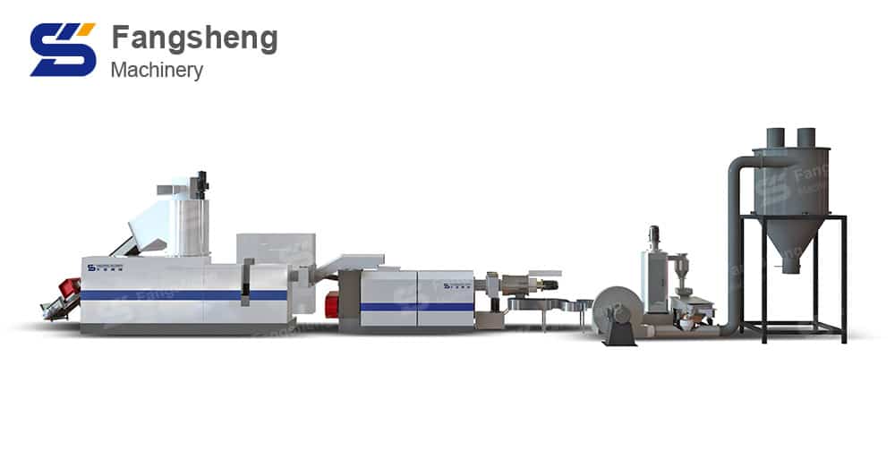 PP Woven Bag Pelletizing Production Line